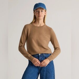 Quince Mongolian Cashmere Crewneck Sweater
